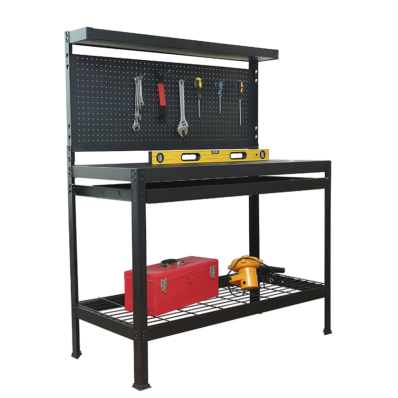 WT-4801Y  Steel Work Table with  1 Drawer & 20pcs  wire hooks